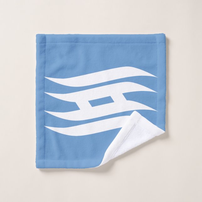 Bandera de la prefectura de Hyogo, Japón (Toallita)