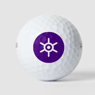 Bandera de la prefectura de Tokio, bolas de golf d