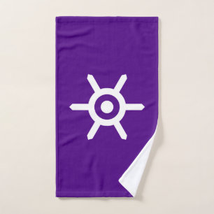 Bandera de la prefectura de Tokio, toalla de mano 