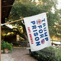 Bandera de la prisión de TRUMP con el logo del gru