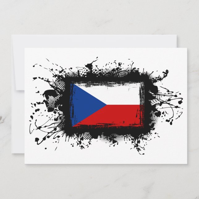 Bandera de la República Checa (Anverso)