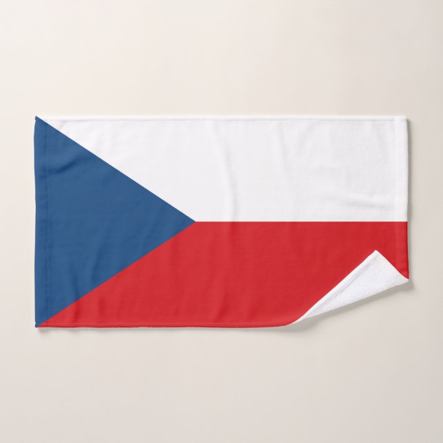 Bandera de la República Checa (Toalla de mano)