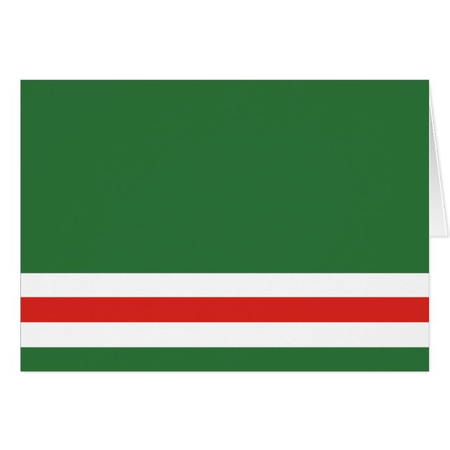 Bandera de la República Chechena de Ichkeria (Anverso (Horizontal))