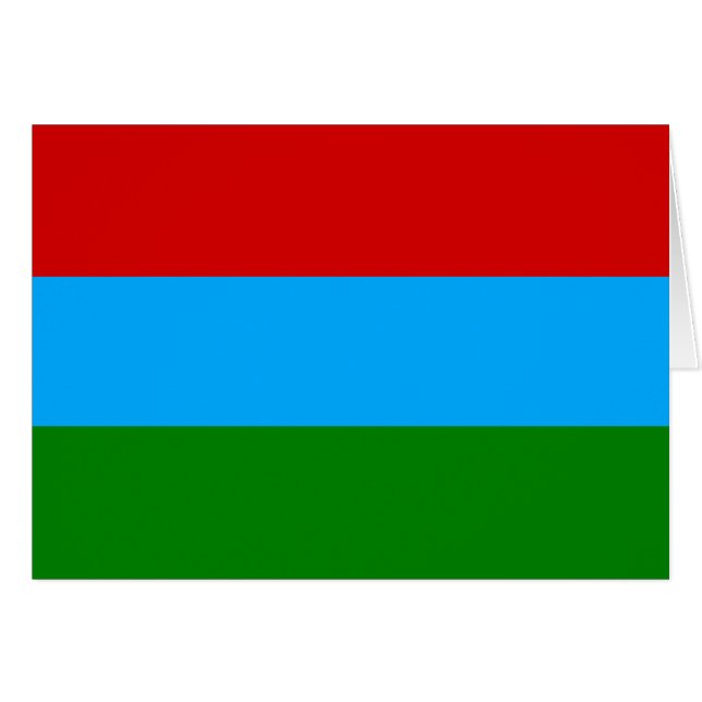 Bandera de la República de Carelia (Anverso (Horizontal))