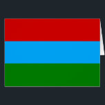 Bandera de la República de Karelia<br><div class="desc">Bandera patriótica de la República de Karelia</div>