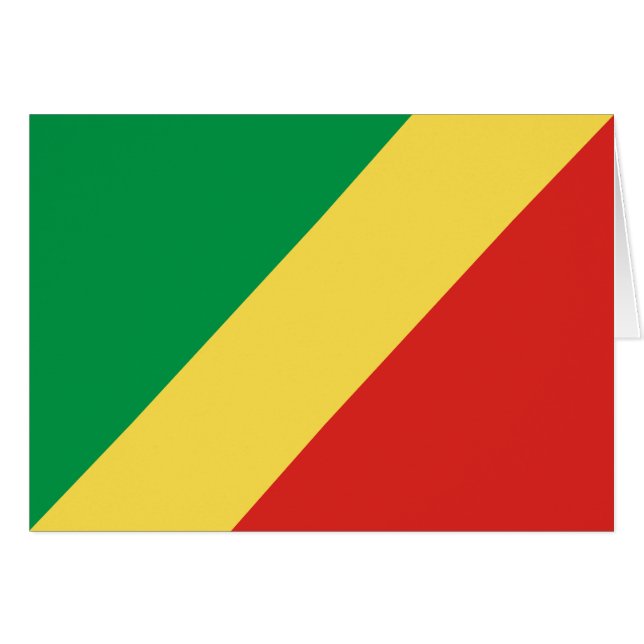 Bandera de la República del Congo (Anverso (Horizontal))