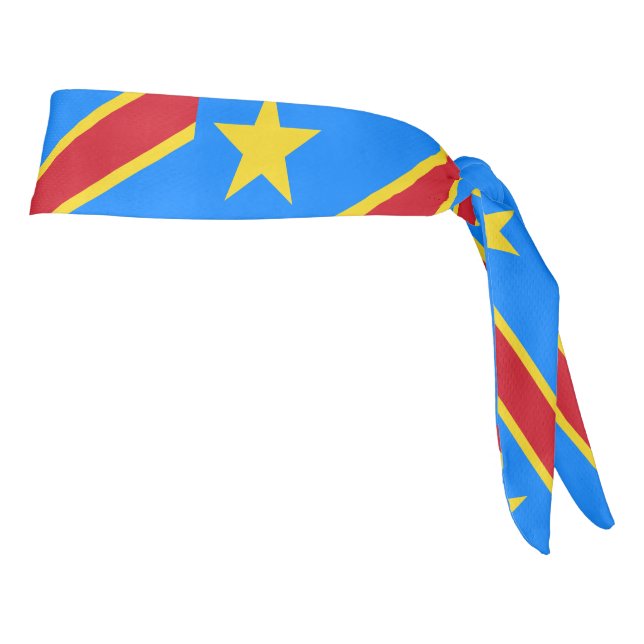 Bandera de la República Democrática del Congo (Girar 90)