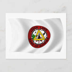 Bandera de la Reserva Leech Lake Tarjeta Postal