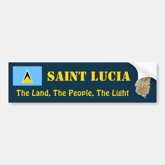 Bandera de la Santa Lucía + Pegatina para el (Frente)