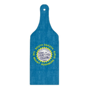 Bandera de la tabla de corte de vidrio de Dakota d