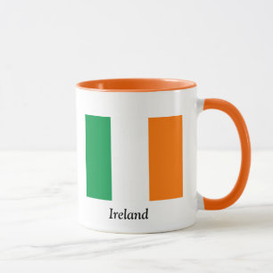 Bandera de la taza de café de Irlanda