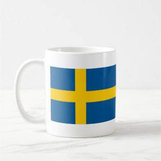 Bandera de la taza de café de Suecia