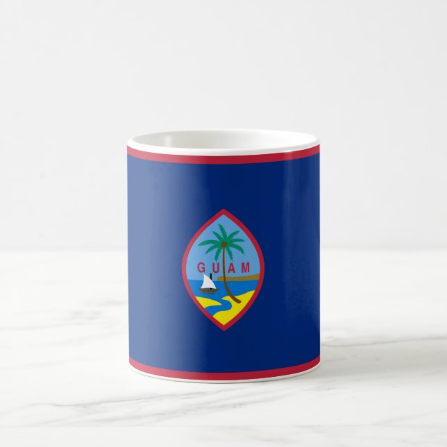 Bandera de la taza de Guam (Centro)