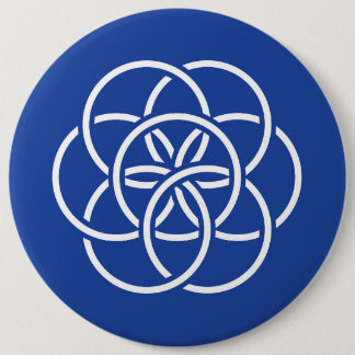 Bandera de la tierra del planeta - botón