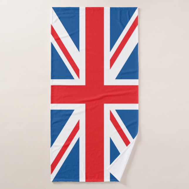 Bandera de la Unión Británica (Union Jack) (Toalla de baño)