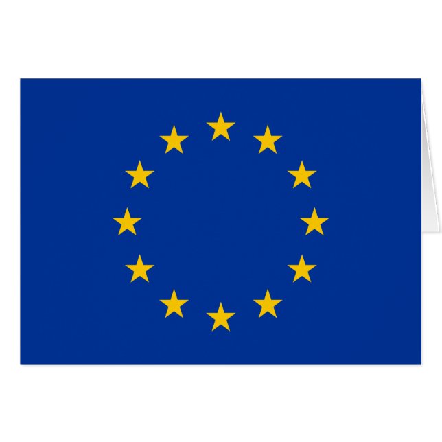 Bandera de la Unión Europea (Anverso (Horizontal))