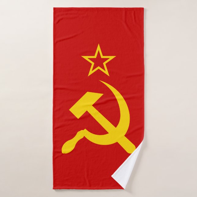 Bandera de la URSS - Bandera de la Unión Soviética (Toalla de baño)