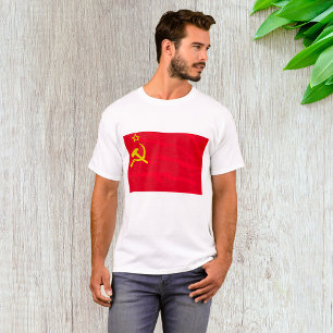 Bandera de la URSS pone camiseta