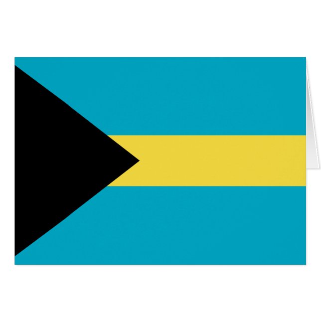 Bandera De Las Bahamas (Anverso (Horizontal))