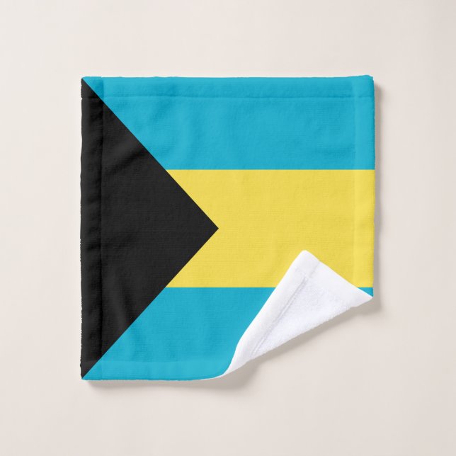 Bandera de las Bahamas (Toallita)