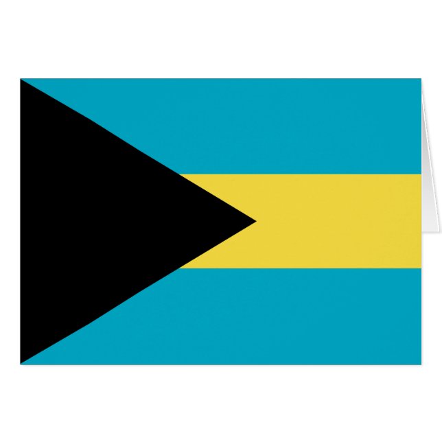 Bandera de las Bahamas (Anverso (Horizontal))