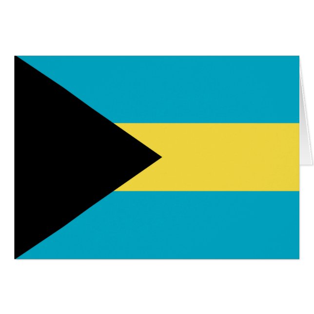 Bandera de las Bahamas (Anverso (Horizontal))