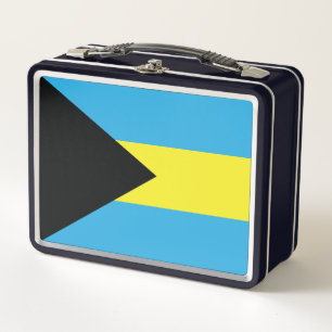 Bandera de las Bahamas en negro, oro y Aquamarine