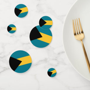 Bandera de las Bahamas Table Confetti