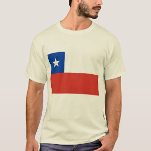 Bandera de las camisetas de Chile, botones, ropa
