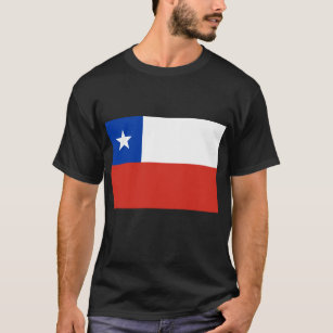 Bandera de las camisetas de Chile, botones, ropa