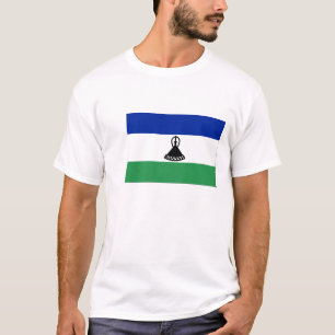 Bandera de las camisetas para hombre de Lesotho