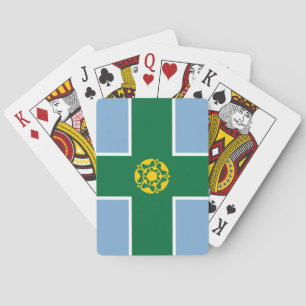Bandera de las Cartas de Juego de Derbyshire