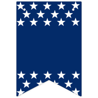 Bandera de las estrellas del azul y del blanco