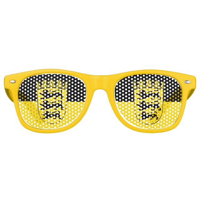Bandera de las gafas de sol retro de Baden-Württem (Anverso)