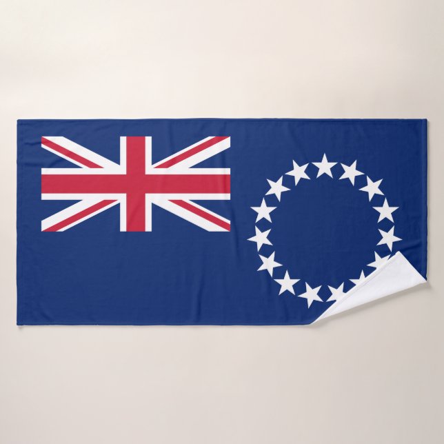 Bandera de las Islas Cook (Toalla de baño)