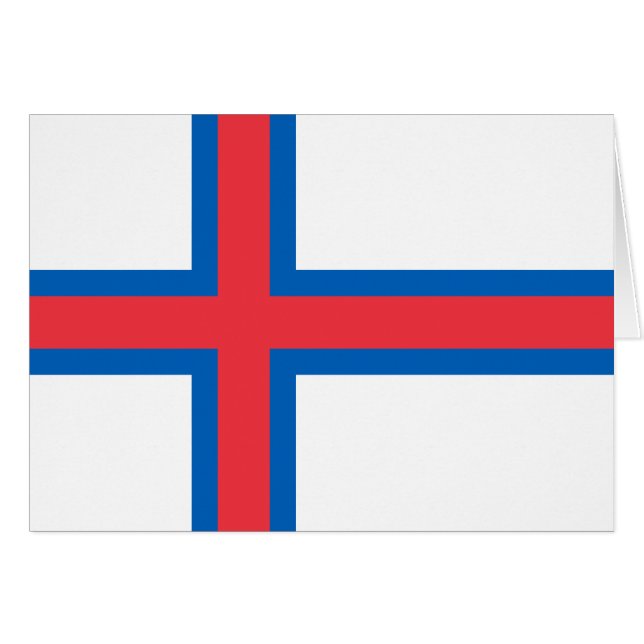 Bandera de las Islas Feroe (Anverso (Horizontal))