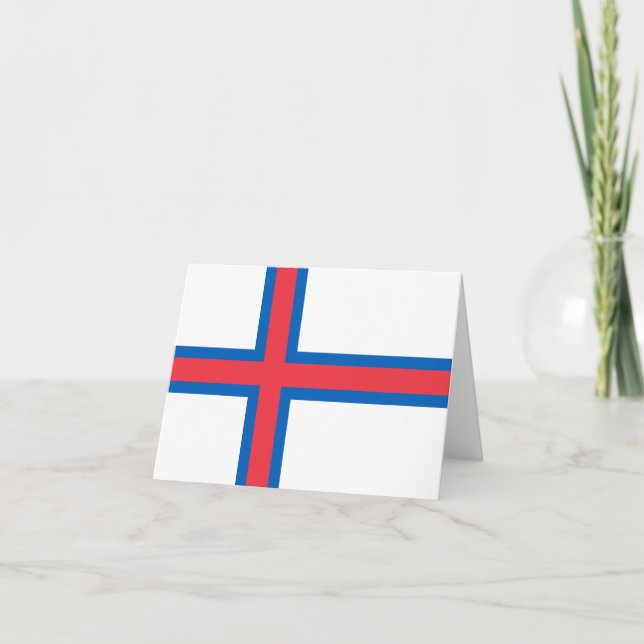 Bandera de las Islas Feroe (Anverso)