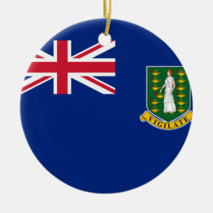 Bandera de las Islas Vírgenes Británicas Ornamento