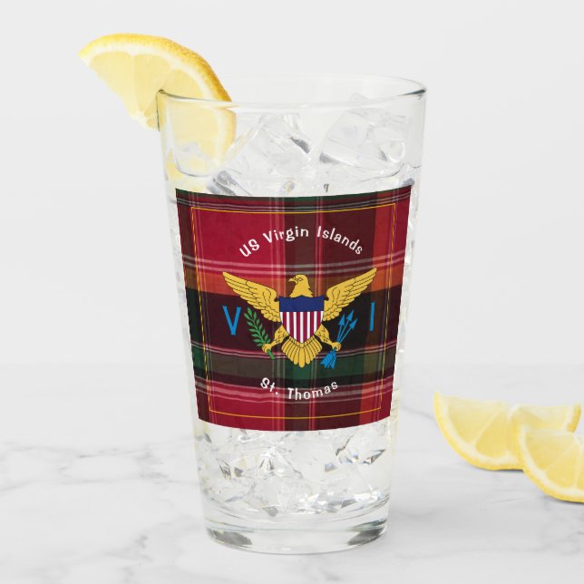 Bandera de las Islas Vírgenes de Estados Unidos St (Anverso (hielo))