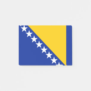 Bandera de las notas Post-it® de Bosnia y Herzegov