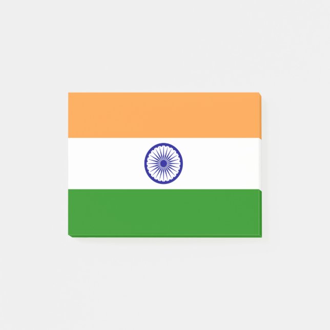Bandera de las notas Post-it® de la India (Anverso)