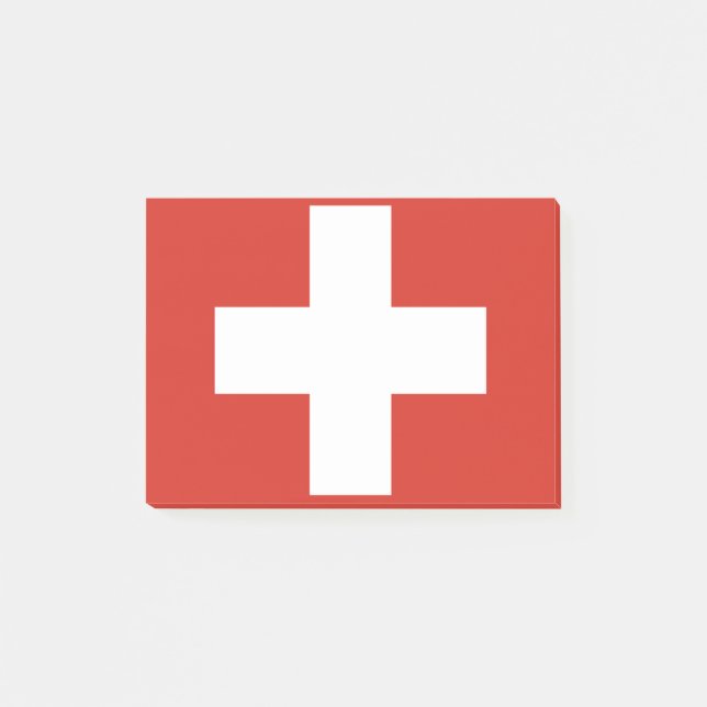 Bandera de las notas Post-it® de Suiza (Anverso)