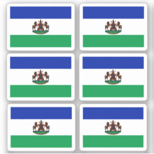 Bandera de Lesoto - Pegatina de colección
