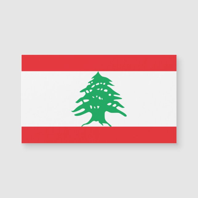 Bandera de Líbano (Anverso)