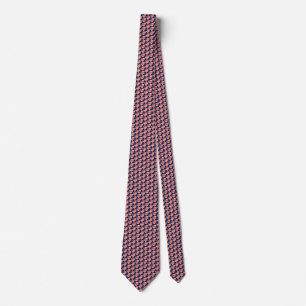 Bandera de Liberia Corazones Corbata