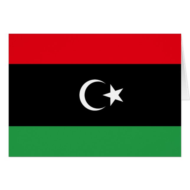 Bandera de Libia (Anverso (Horizontal))