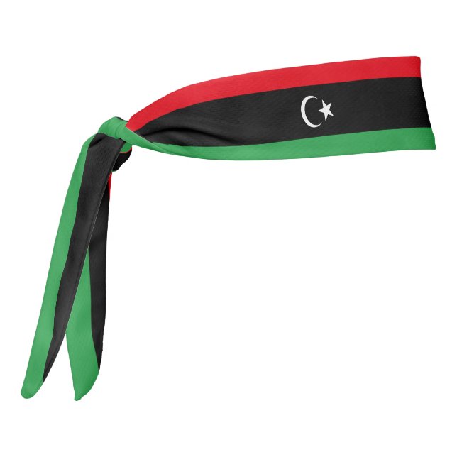 Bandera de Libia elegante patriota (Girar 270)