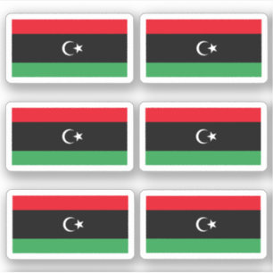 Bandera de Libia - Pegatina de colección