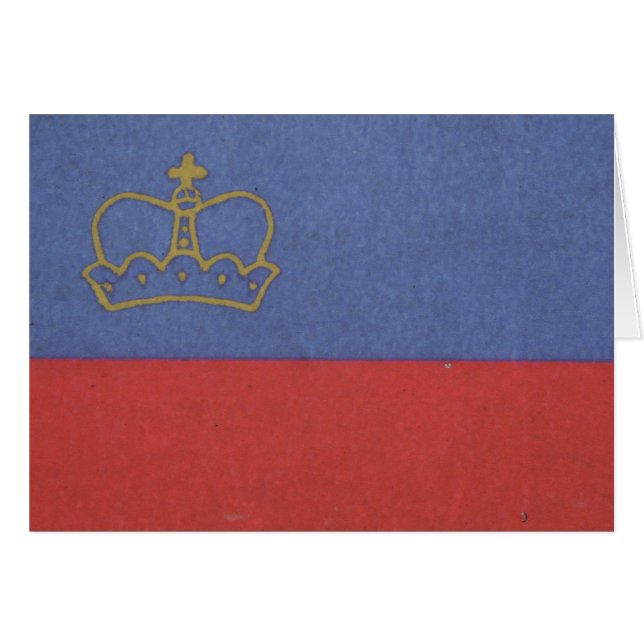 bandera de liechtenstein (Anverso (Horizontal))