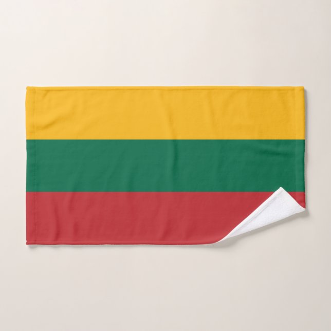 Bandera de Lituania (Toalla de mano)
